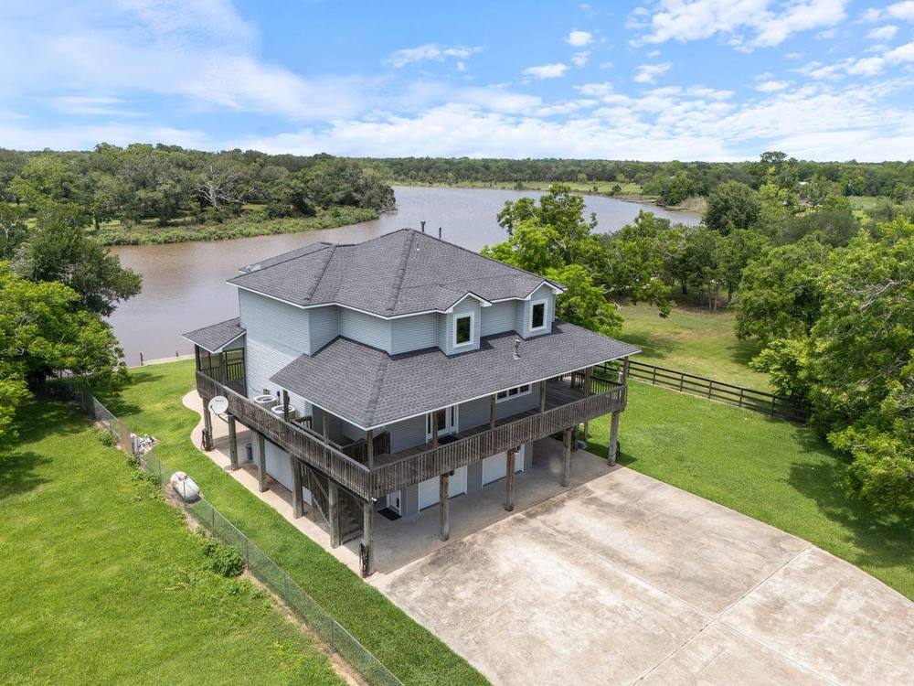 Residential neighborhood in Brazoria Texas