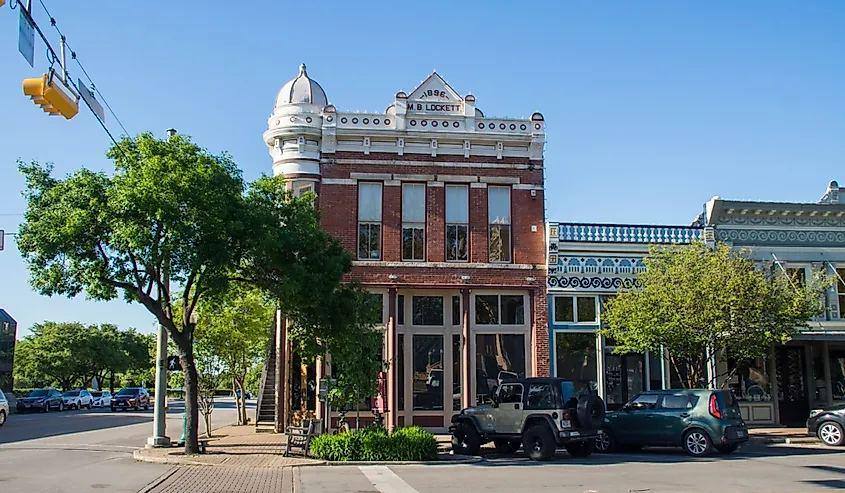 Residential neighborhood in Farmersville Texas