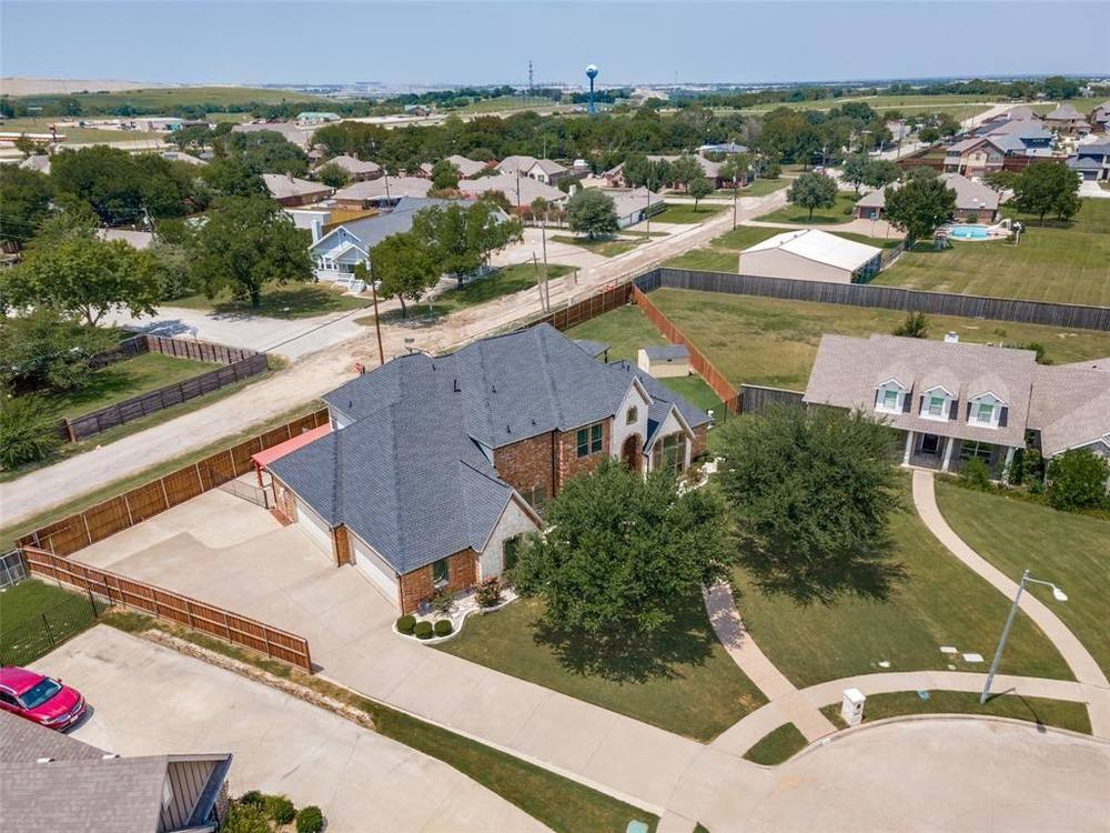 Residential neighborhood in Ferris Texas