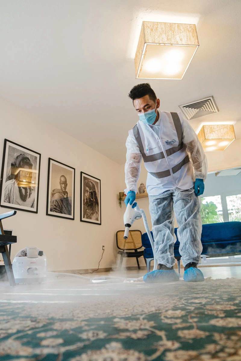 Technician extracting water in McGregor, TX