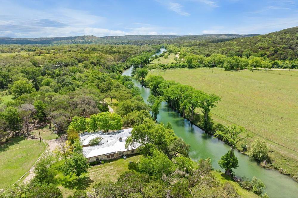 Residential neighborhood in Wimberley Texas